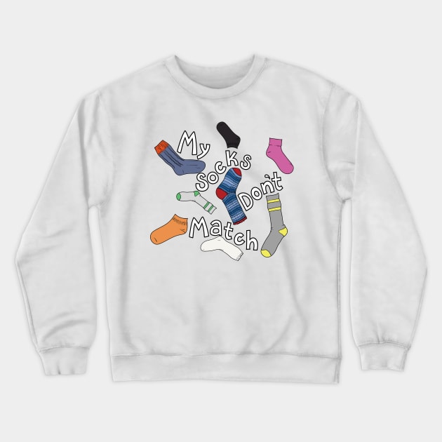 MisMatched Crewneck Sweatshirt by AnotheHero